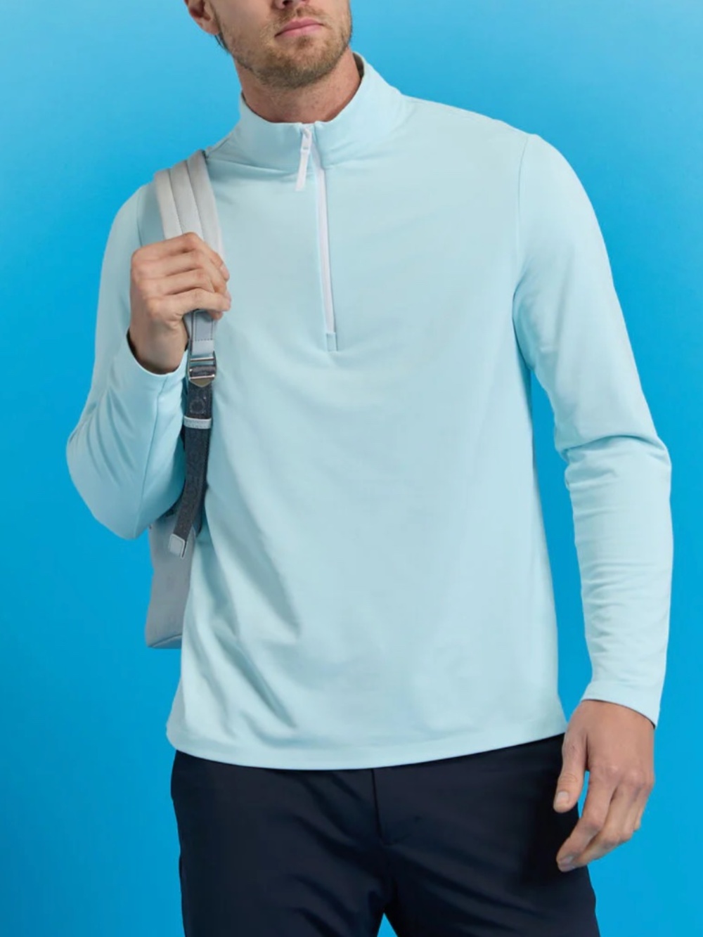 G/FORE Men's XXL Daybreak Brushed Back Tech Quarter Zip MSRP $155